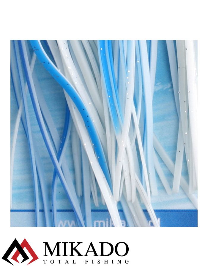 Морская оснастка Mikado OCTOPUS RIG 12 см, крючок № 7/0 (3шт.) BLUE/WHITE