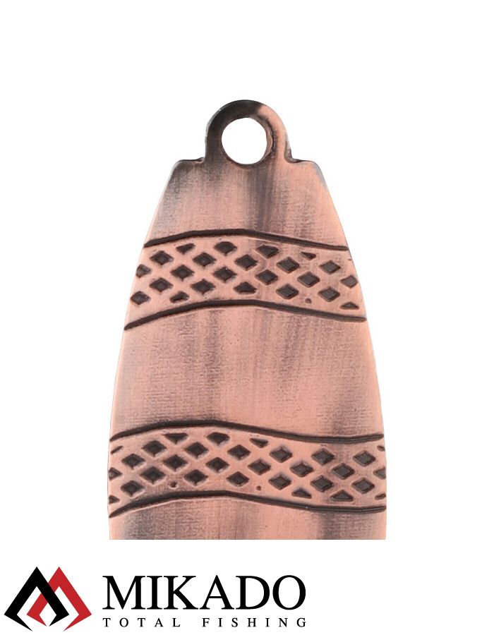 Блесна вращающаяся Mikado DRONE №2, 11.8 г., состаренная медь, длина лепестка 40 мм.