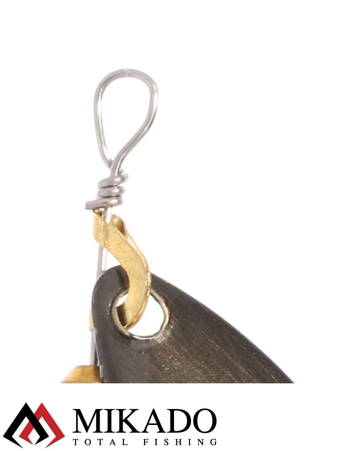 Блесна вращающаяся Mikado STREAM №1, 3.3 г., состаренное золото, длина лепестка 32 мм.