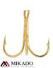 Блесна вращающаяся Mikado STREAM №1, 3.3 г., состаренное золото, длина лепестка 32 мм.
