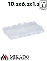 Коробочка рыболова Mikado UACH-H382 ( 10.2 см x 6.2 см x 1.3 см.)