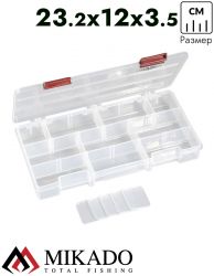 Коробочка рыболовная Mikado UABB-009 (23.2 x 12 x 3.5 см.)