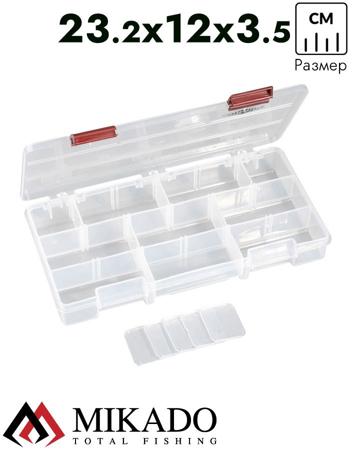 Коробочка рыболовная Mikado UABB-009 (23.2 x 12 x 3.5 см.)
