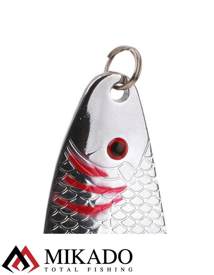 Блесна колеблющаяся Mikado DUENDE №1, 16 г., 6.4 см., серебро