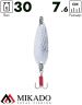 Блесна колеблющаяся Mikado HAMMER №5, 30 г., 7.6 см., состаренное серебро