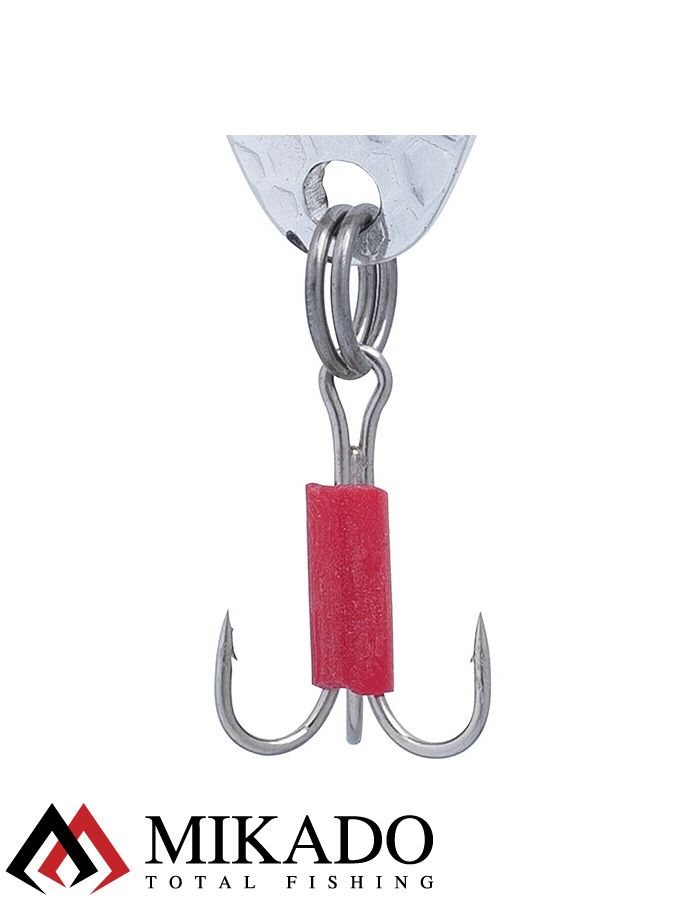 Блесна колеблющаяся Mikado HAMMER №5, 30 г., 7.6 см., состаренное серебро