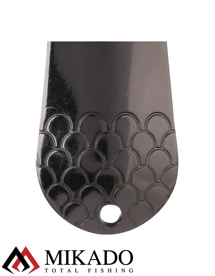 Блесна колеблющаяся Mikado TRYTHON №4, 15 г., 5 см., чернёная