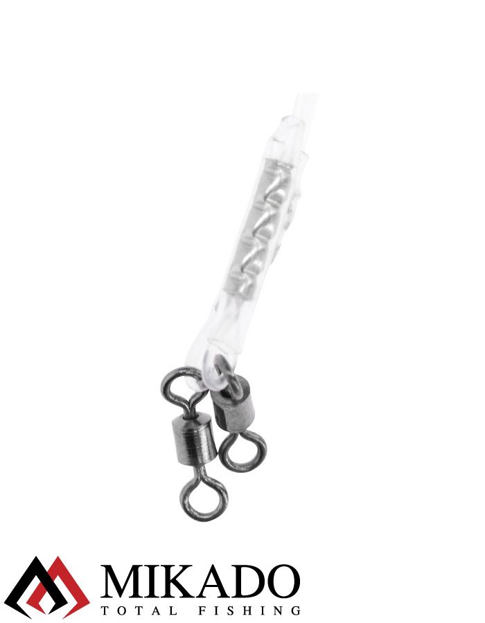 Поводок флюрокарбоновый Mikado JAWS LIGHT 35cm/8кг.( 2 шт.)