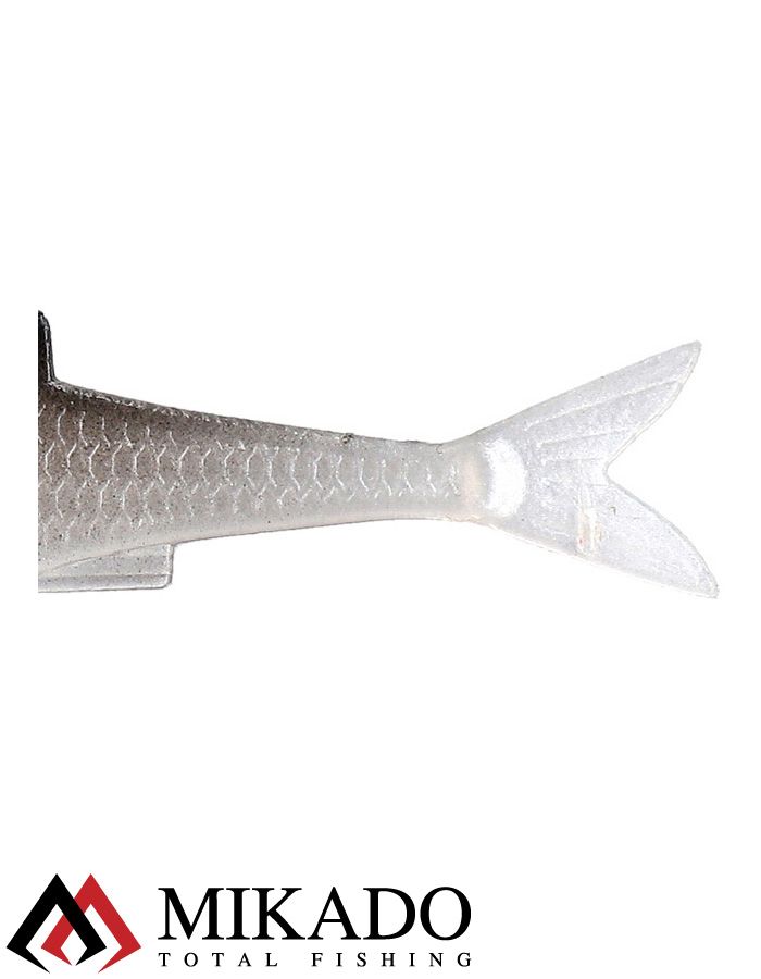 Виброхвост Mikado FLAT FISH 7 см., 2.7 г., BLEAK (7 шт.)
