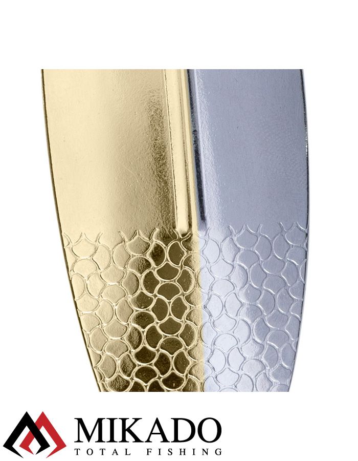 Блесна колеблющаяся Mikado SHALLOW KILLER 14 г., 6,7 см., SILVER and GOLD