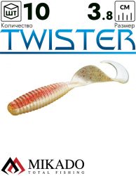 Твистер Mikado TWISTER 38 мм., 0.6 г., 68 (10 шт.)