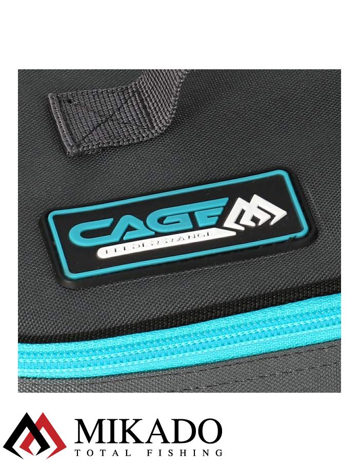 Сумка рыболовная Mikado CAGE FEEDER FOR ACCESSORIES, размер L (25 x 16 x 8 см.), серая