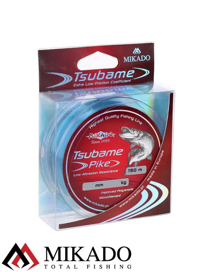 Леска мононить Mikado TSUBAME PIKE 0,20 (150 м) - 6.00 кг.