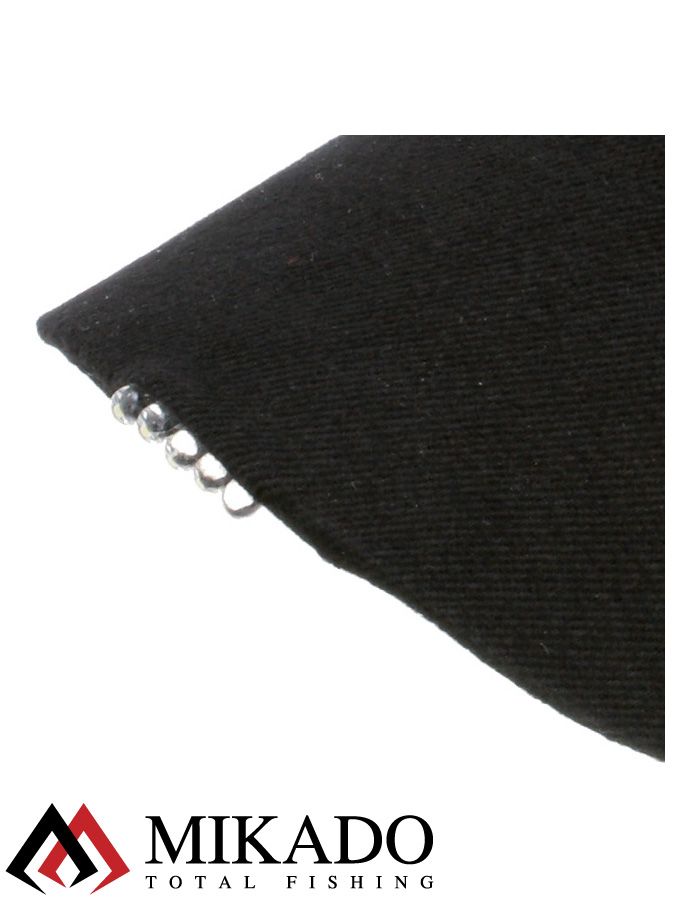 Бейсболка зимняя с фонариком 5 LED Mikado UM-ULED03 чёрная