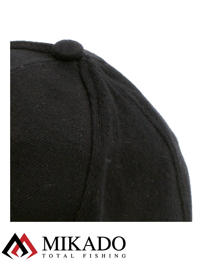 Бейсболка зимняя с фонариком 5 LED Mikado UM-ULED03 чёрная