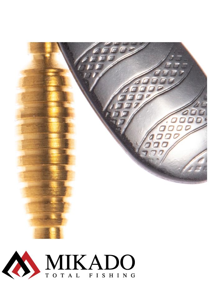 Блесна вращающаяся Mikado DRONE №2, 11.8 г., чёрная, длина лепестка 40 мм.