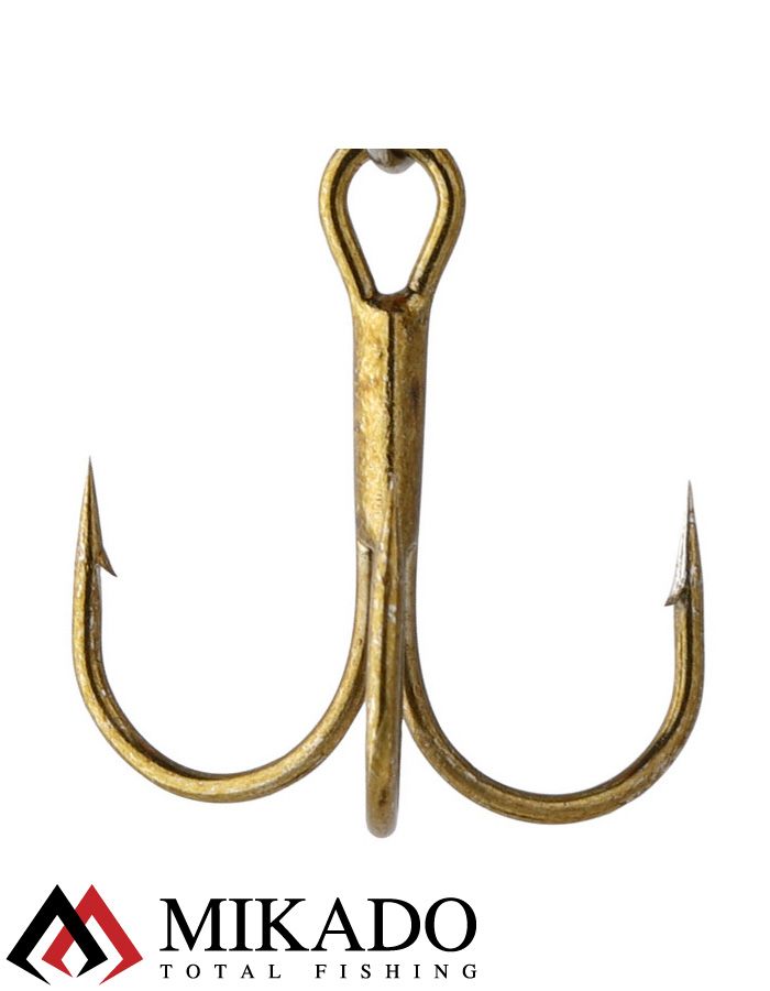 Блесна вращающаяся Mikado FOCUS №2, 4 г., золото 00, длина лепестка 28 мм.