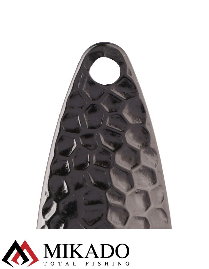 Блесна колеблющаяся Mikado HAMMER №5, 30 г., 7.6 см., чернёная