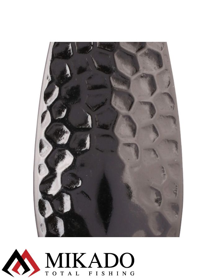 Блесна колеблющаяся Mikado HAMMER №5, 30 г., 7.6 см., чернёная