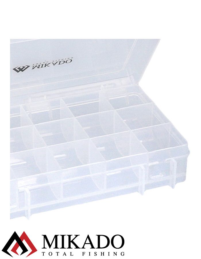 Коробка рыболова Mikado UACH-H393 ( 16.7 см x 11.5 см x 3.5 см.)