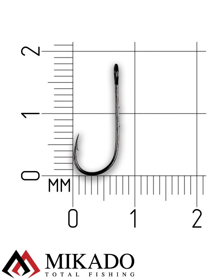 Крючки Mikado SENSUAL - CHEBURASHKA BIG EYE № 8 (с ушком)  ( 10 шт.)