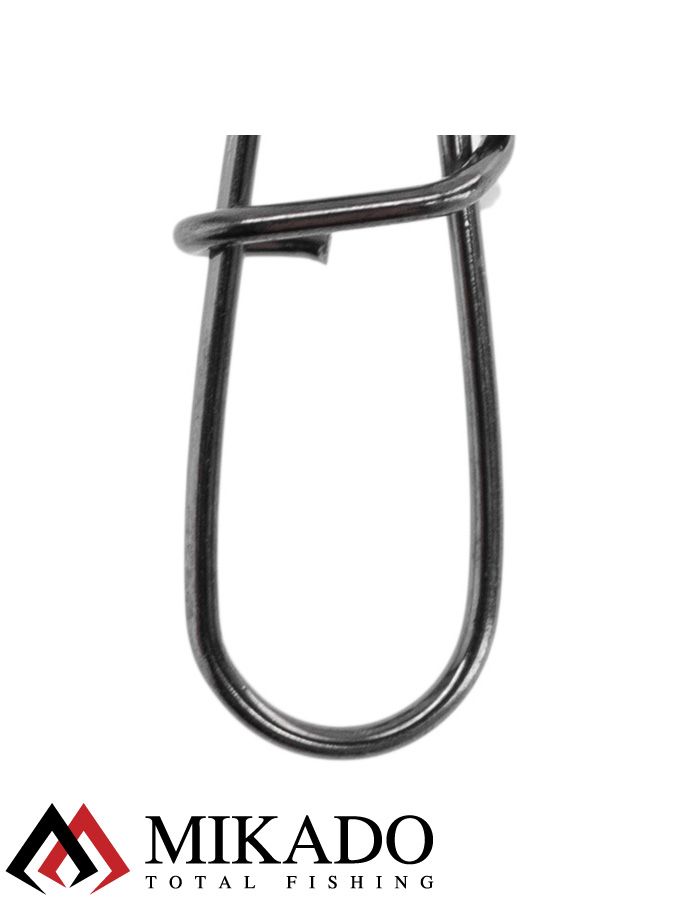 Застежка с роликовым вертлюжком Mikado Fastlock № 10.  тест 12 кг. (12 шт.)