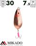 Блесна колеблющаяся Mikado DUENDE №2, 30 г., 7.5 см., медь