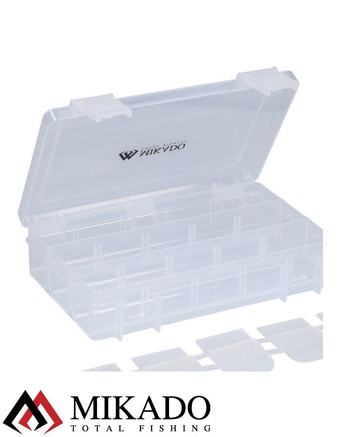 Коробка рыболова Mikado UACH-H394 ( 16.7 см x 11.5 см x 3.5 см.)