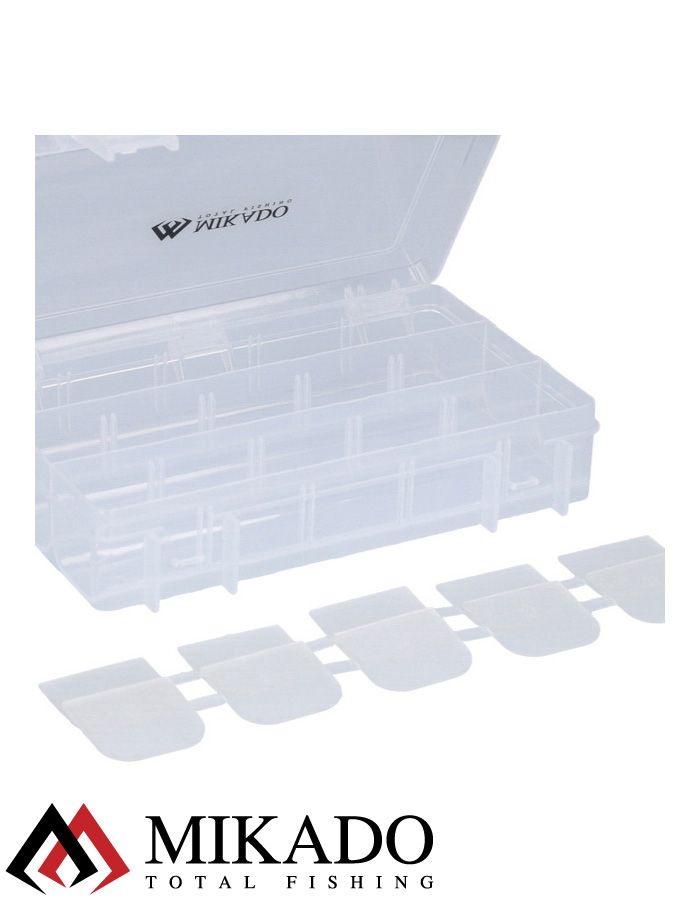 Коробка рыболова Mikado UACH-H394 ( 16.7 см x 11.5 см x 3.5 см.)