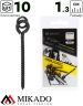 Крепление для бойлов Mikado 13 мм черный (10 шт.) металл