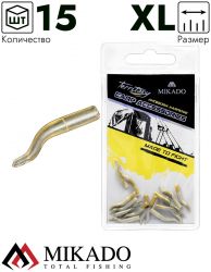 Насадка-позиционер для крючка Mikado AMC-11681N-10XL (прозрачный)  (15 шт.)