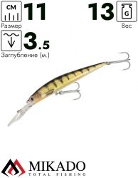 Воблер Mikado SHERIFF 11 см. / Y61 - плавающий