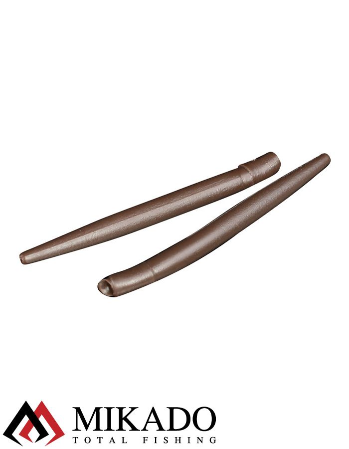 Трубка-антизакручиватель для грузил Mikado 43 мм. (коричневый)  (20 шт.)