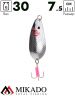 Блесна колеблющаяся Mikado DUENDE №2, 30 г., 7.5 см., серебро