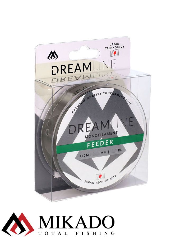 Леска мононить Mikado DREAMLINE FEEDER - 0.20 (150 м) - 5.22 кг.
