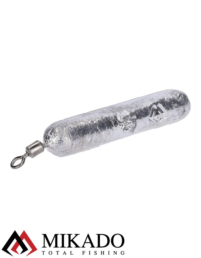 Груз цилиндр Mikado с вертлюжком, для ловли с отводным поводком 10 г.( 2 шт.)