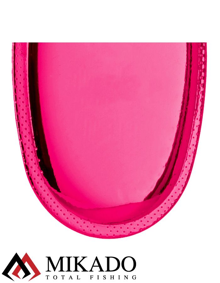 Блесна вращающаяся Mikado FOCUS №3, 6 г., серебро розовый (fluorescent), длина лепестка 32 мм.