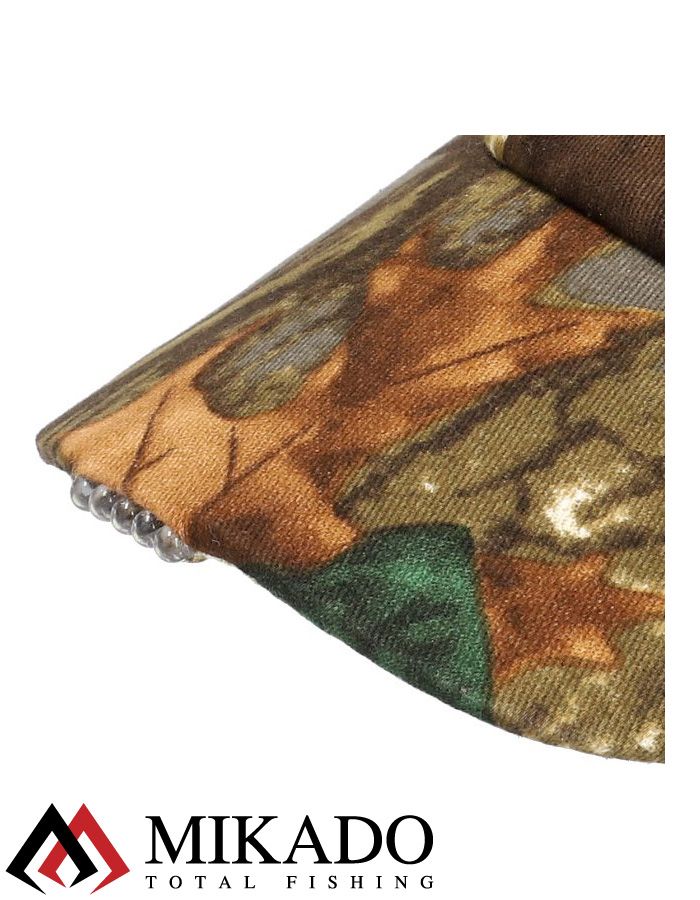 Бейсболка с фонариком 5 LED Mikado ULED02 камуфляжная