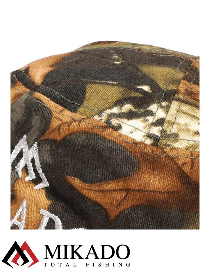 Бейсболка с фонариком 5 LED Mikado ULED02 камуфляжная