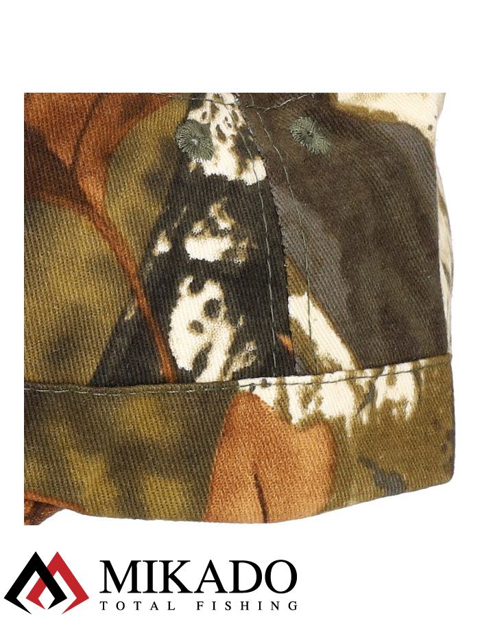 Бейсболка с фонариком 5 LED Mikado ULED02 камуфляжная