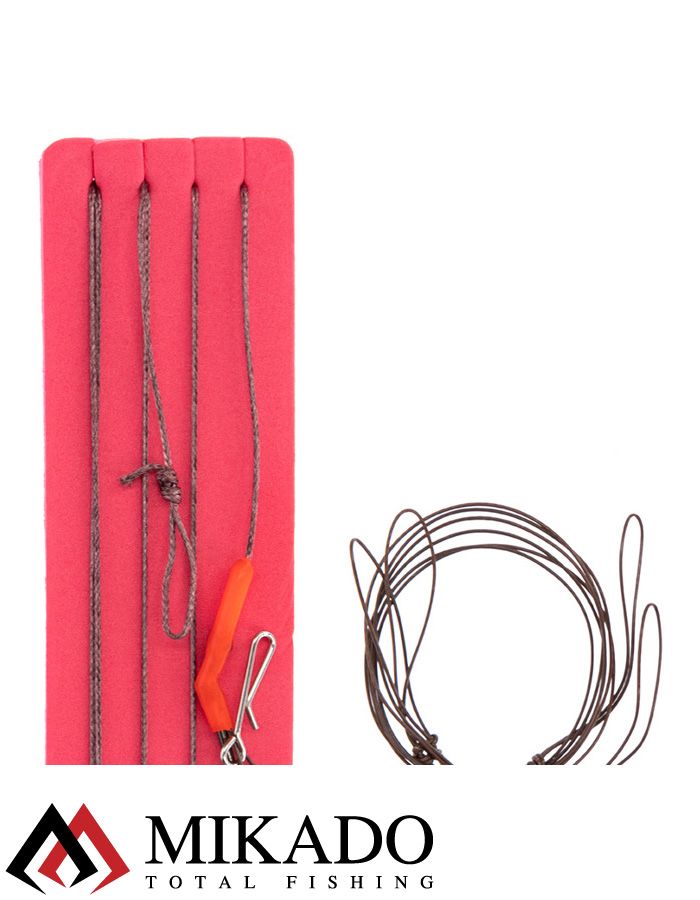 Оснастка на сома Mikado INTRO CAT для пеллет,  120 см, крючок № 2/0