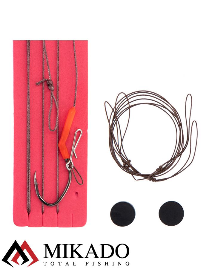 Оснастка на сома Mikado INTRO CAT для пеллет,  120 см, крючок № 2/0