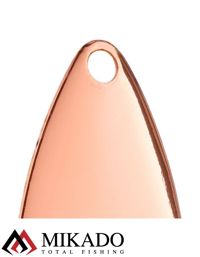 Блесна вращающаяся Mikado STREAM №2, 7 г., медь 00, длина лепестка 42 мм.