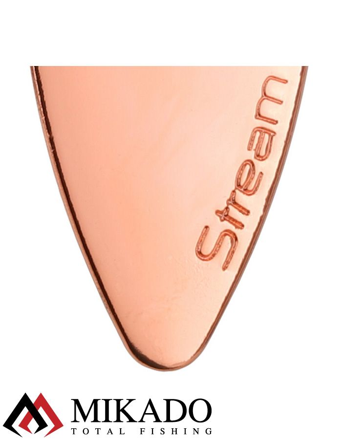 Блесна вращающаяся Mikado STREAM №2, 7 г., медь 00, длина лепестка 42 мм.