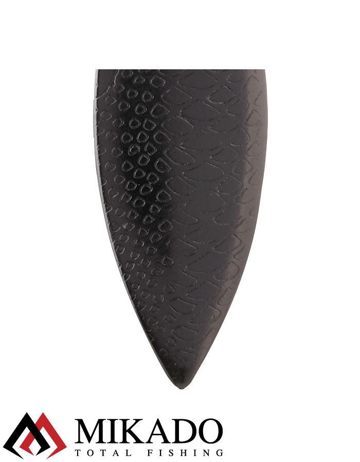 Блесна вращающаяся Mikado WILLOW №1, 5 г., чернёная, длина лепестка 33 мм.