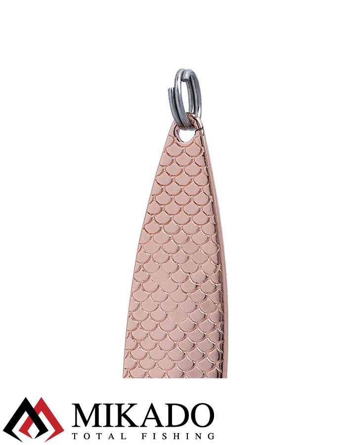 Блесна колеблющаяся Mikado MINNOW №1, 7.5 г., 6 см., медь