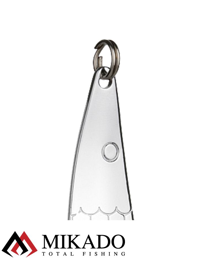 Блесна колеблющаяся Mikado RUNNER №3, 12 г., 8 см., серебро