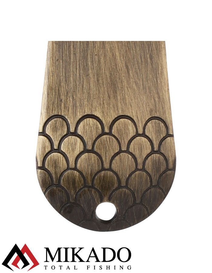 Блесна колеблющаяся Mikado TRYTHON №5, 21 г., 6 см., состаренная латунь