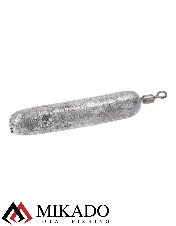 Груз цилиндр Mikado с вертлюжком, для ловли с отводным поводком 12 г.( 2 шт.)