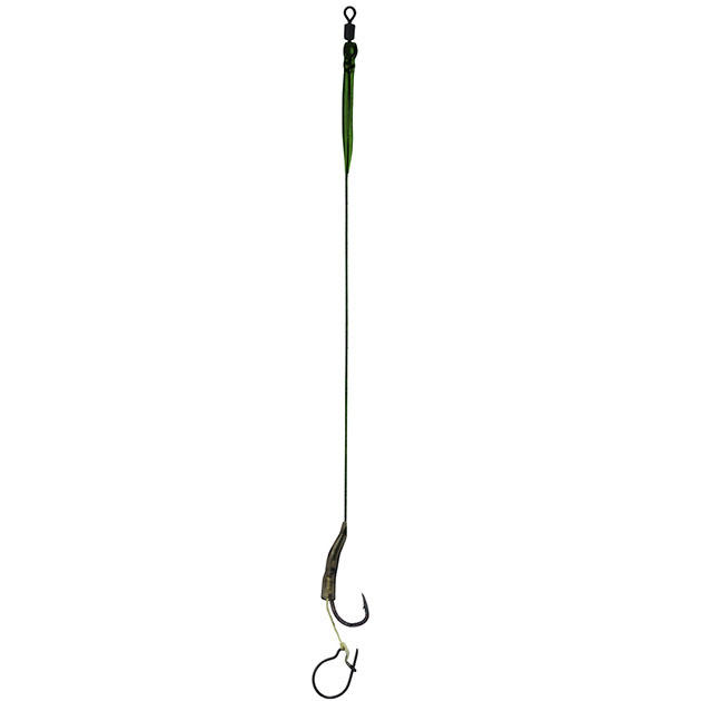 Крючки с поводками Mikado Carp Fine Line P04 "MAGGOT RIG" № 4 / 25 lbs / 23 см.  ( 2 шт.)